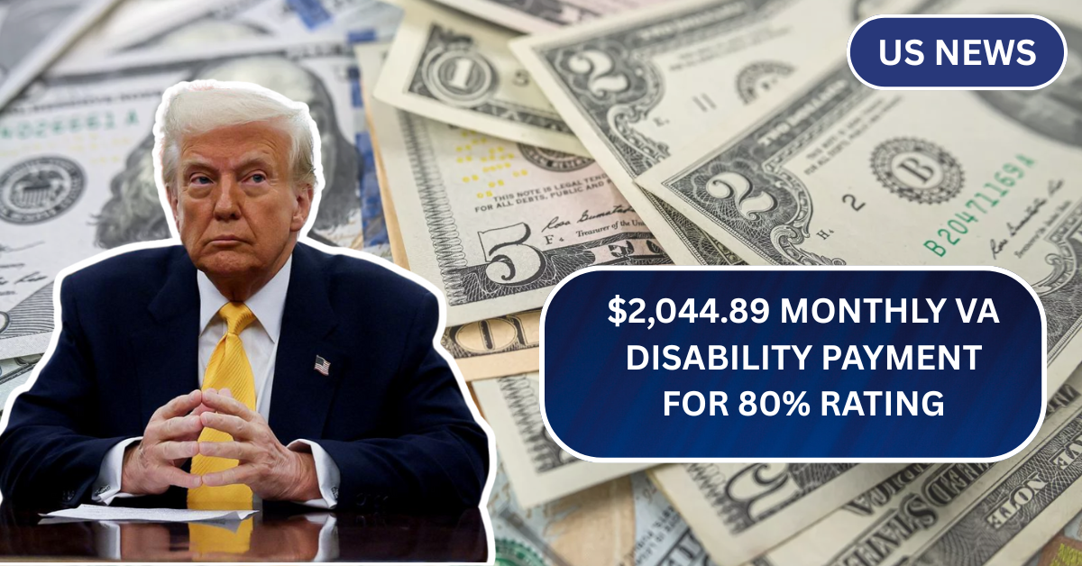 $2,044.89 Monthly VA Disability Payment for 80% Rating: Full Eligibility and Claim Process